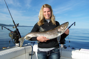 Click to enlarge 13 lb, 36 inch lake trout